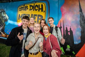 Willkommen in Halle I Immatrikulationsfeier (Foto: MLU/Matthias Ritzmann)