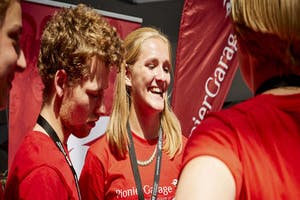 Die PionierGarage ist die Hochschulgruppe für Entrepreneurship am KIT, © Magali Hauser, KIT