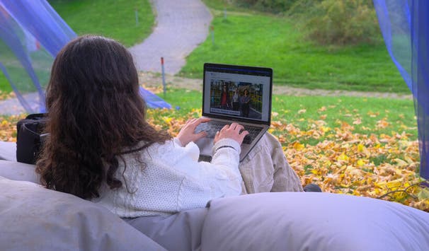 Bei uns ist genügend Platz zum Lernen und Chillen.