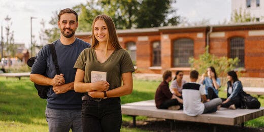 Campus der Uni Erfurt