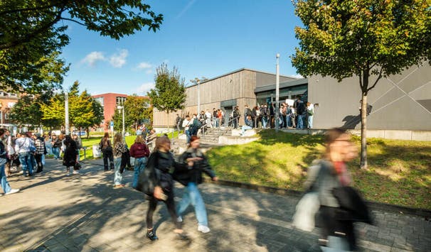 Semesterstart am Campus Duisburg. @UDE/eventfotograf.in