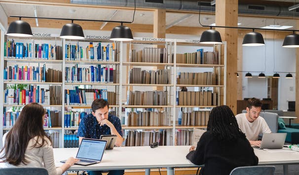 Helle & moderne Bibliothek