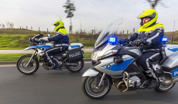 Auf dem Zweirad im Streifendienst