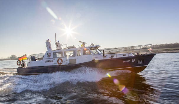 Wasserschutzpolizei in action