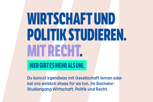 Verantwortung im Studium übernehmen und die Gesellschaft aktiv mitgestalten.
