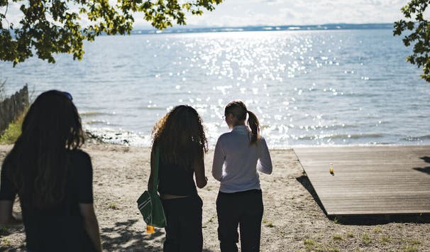 Könnte der See vom Studieren ablenken?