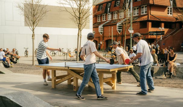 Campusleben am Campus Holländischer Platz (Foto: Milan Soremski)