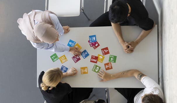 Beschäftigung mit den Sustainable Development Goals (Foto: Sonja Rode)