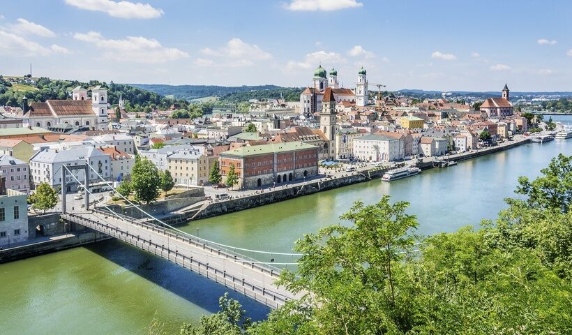 Da studieren, wo andere Urlaub machen: In der Drei-Flüsse-Stadt Passau.