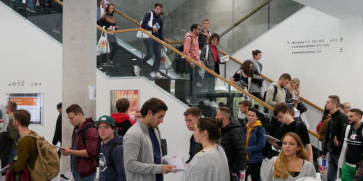 Immer viel los im Hörsaal- und Medienzentrum