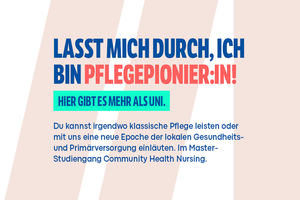 Master in Community Health Nursing: Studium für eine neue Gesundheitsversorgung